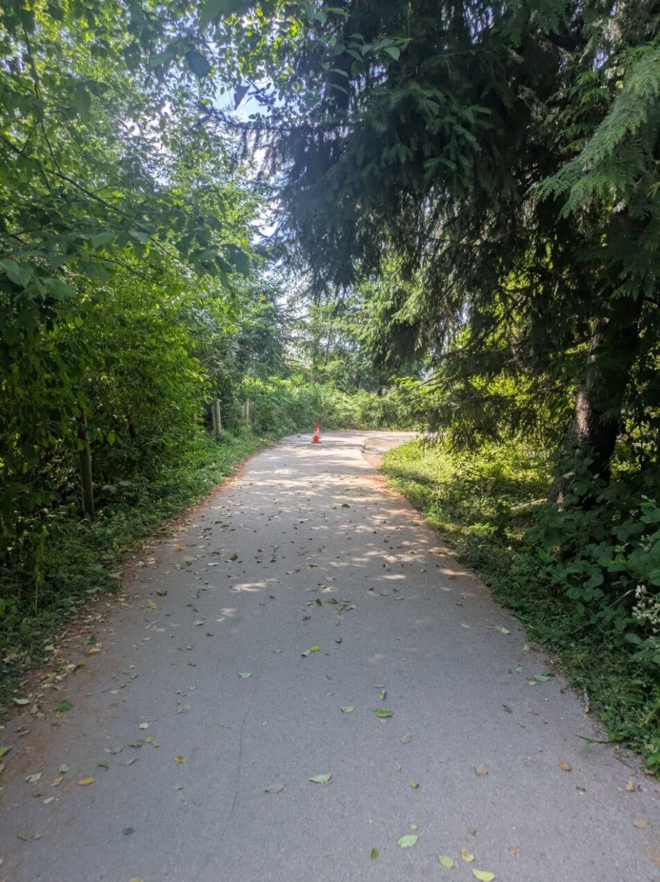 The Parry Evans Trail without its maze gates