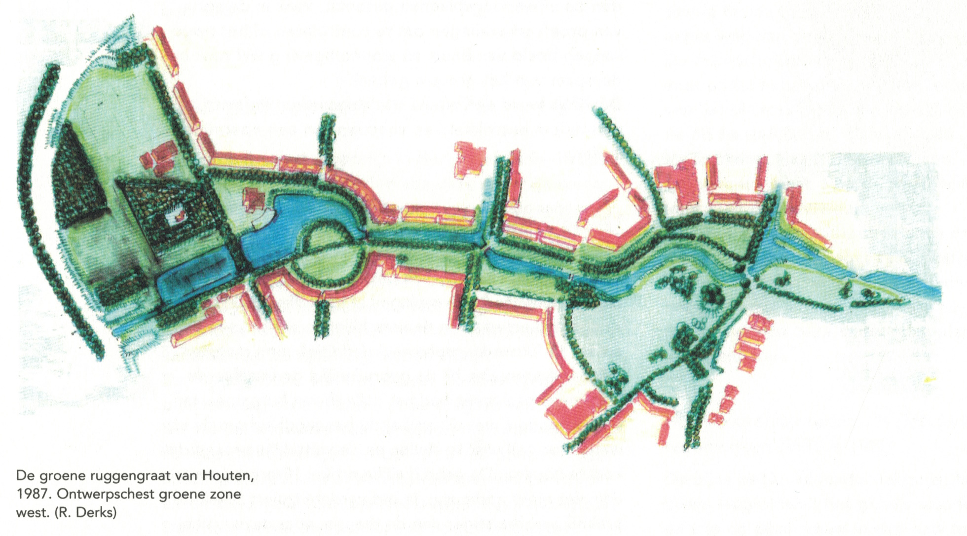 Green space was the starting point for planning Houten