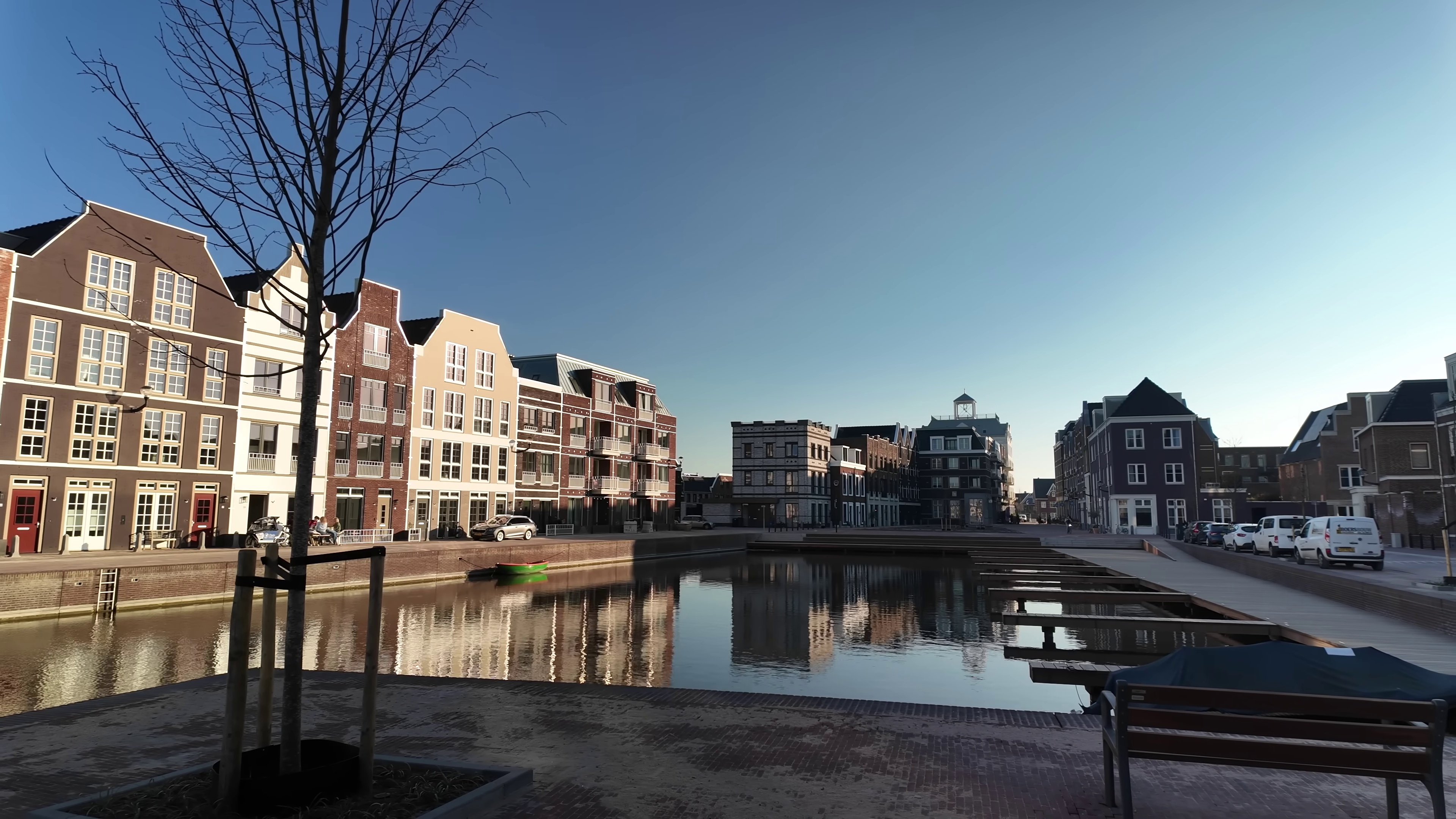 Central harbor in Weespersluis